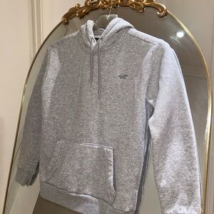 Hollister Sweater Hoodie Gray Soft Cotton Pullover